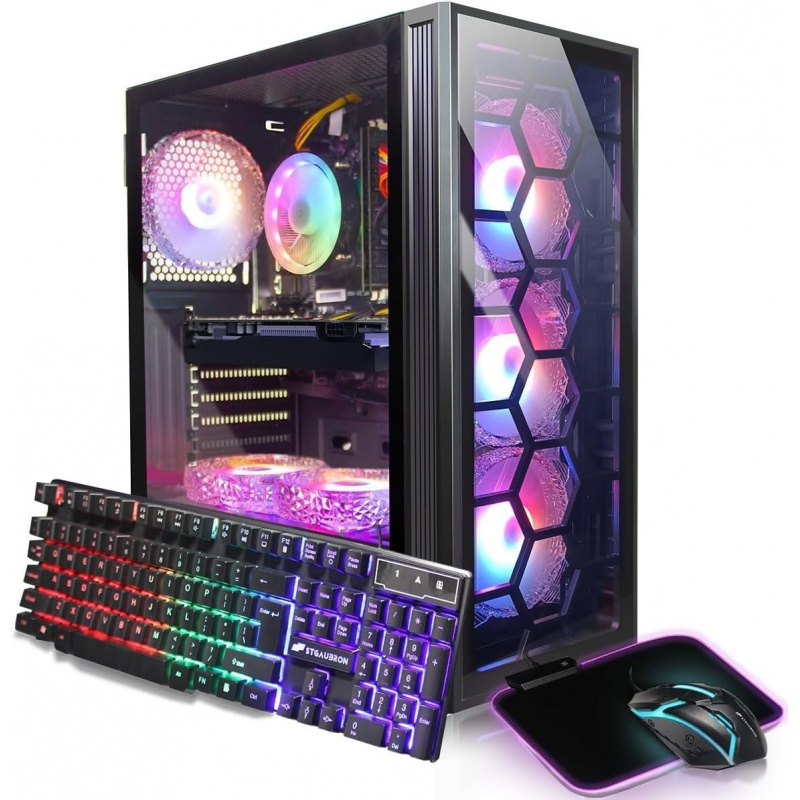 Pc Gaming Gtx 1650 - Gaming PC Desktop Computer, Core i3-10100F