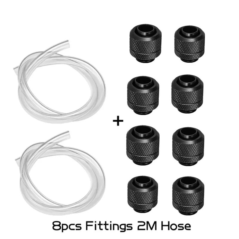 Pc Gaming Lounge - Hose Fitting KIT 3/8''Thick 9.5*15.9mm/9.5*12.7mm PC