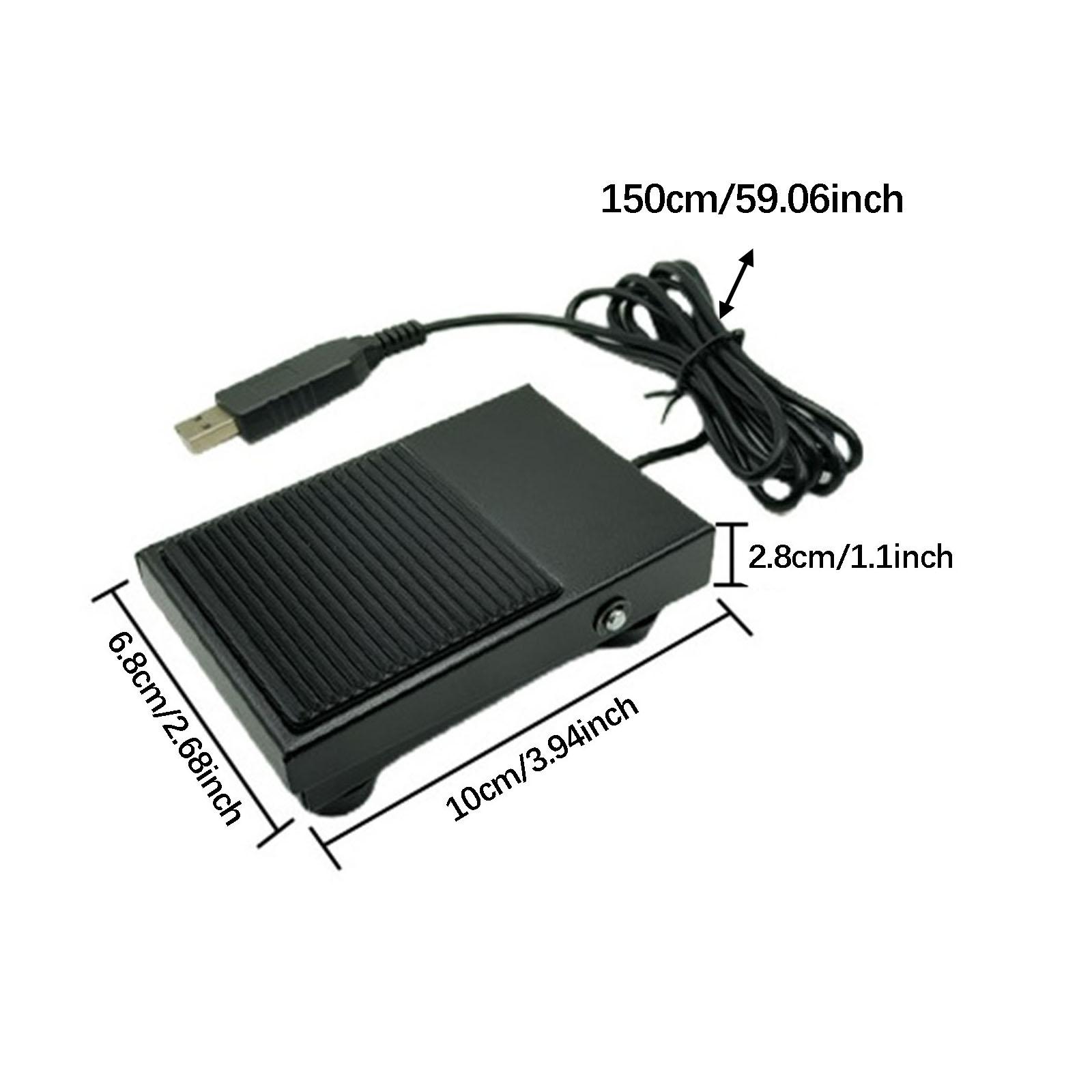 Usb Foot Pedal Gaming - USB Triple Foot Switch Pedal in