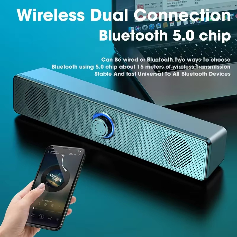Pc Gaming Laptop - Bluetooth 5.0 4D Surround Soundbar Wired