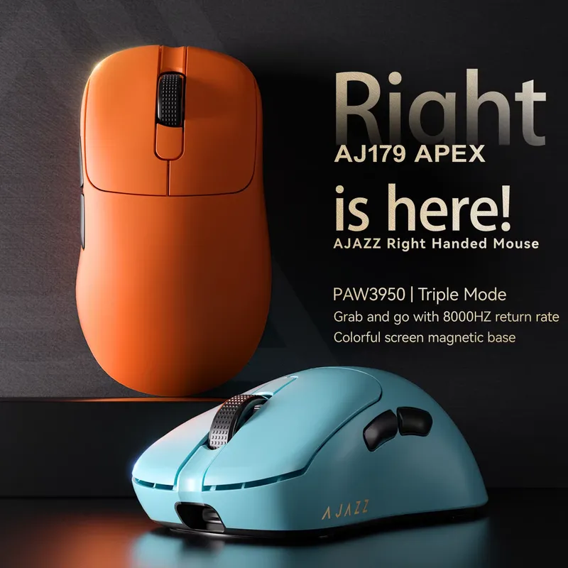 Ajazz AJ179 APEX PAW3950 Ergon - Wireless Gaming Mouse ulasan dan harga