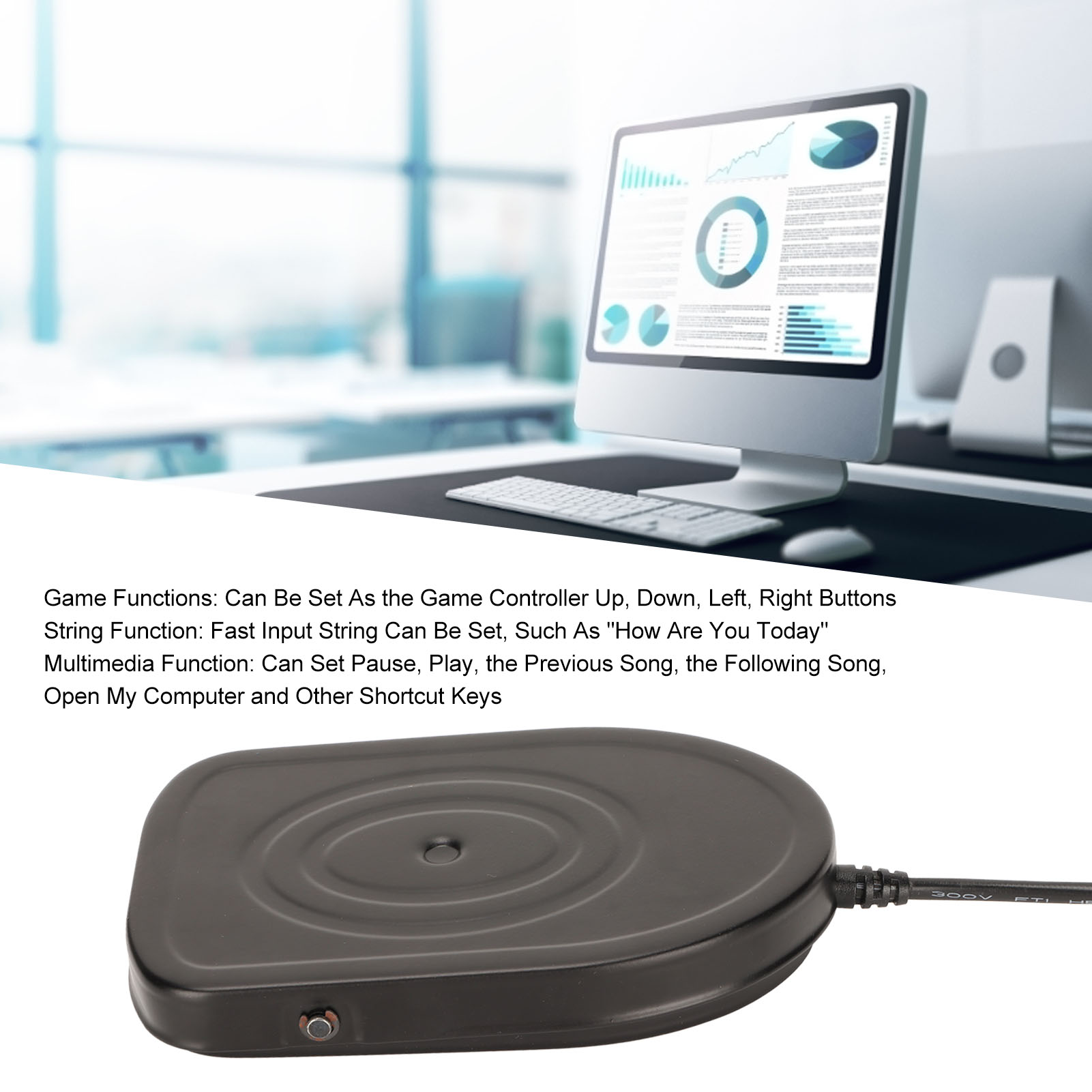 Gaming Foot Pedal Multi Functi - Usb Foot Pedal Gaming ulasan dan harga