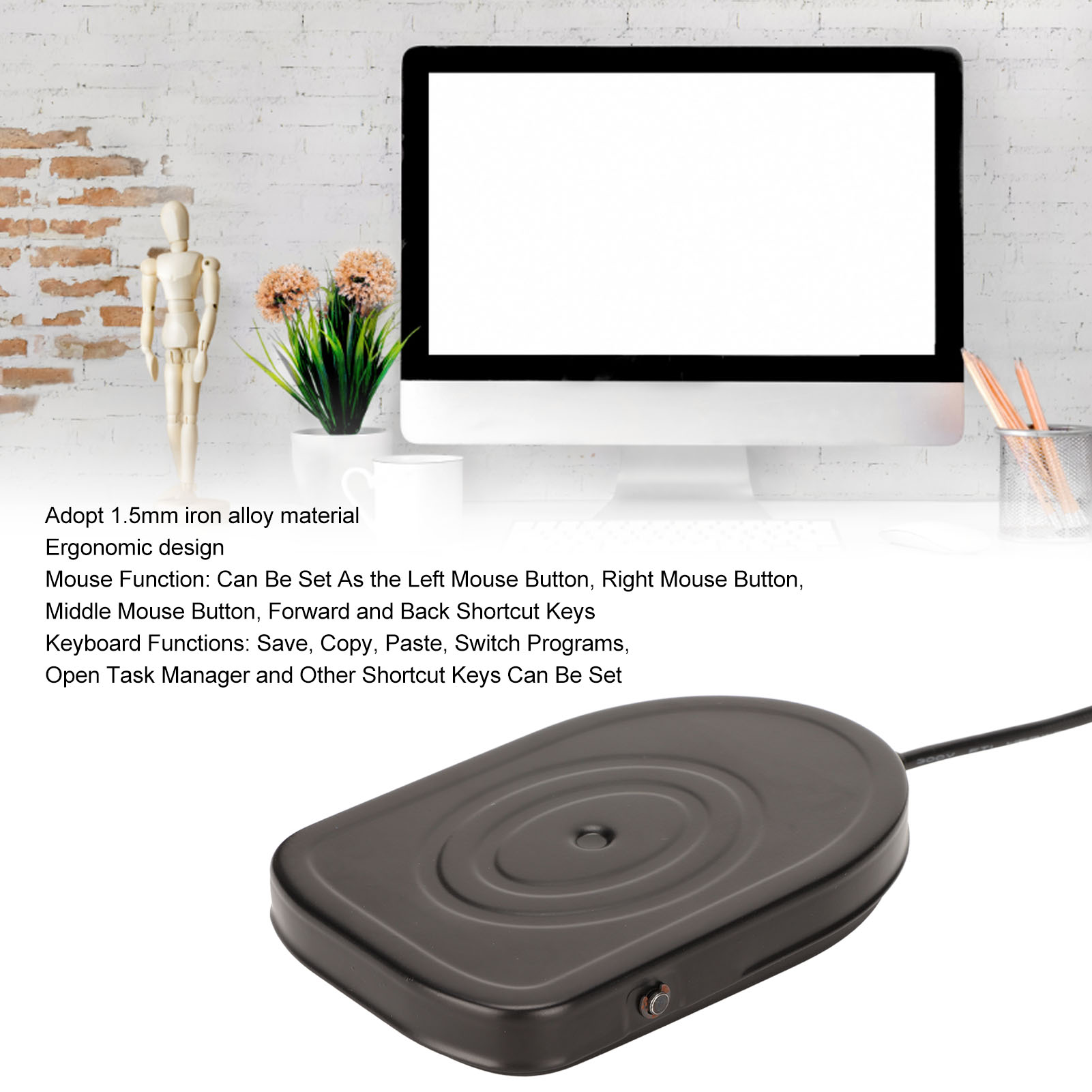 Gaming Foot Pedal Multi Functi - Usb Foot Pedal Gaming ulasan dan harga