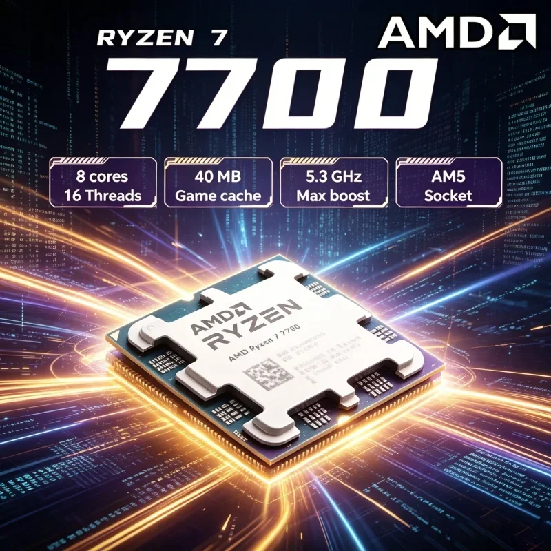 AMD R7 7700 Ryzen 7 7700 Budge - Pc Gaming Ryzen 7 ulasan dan harga