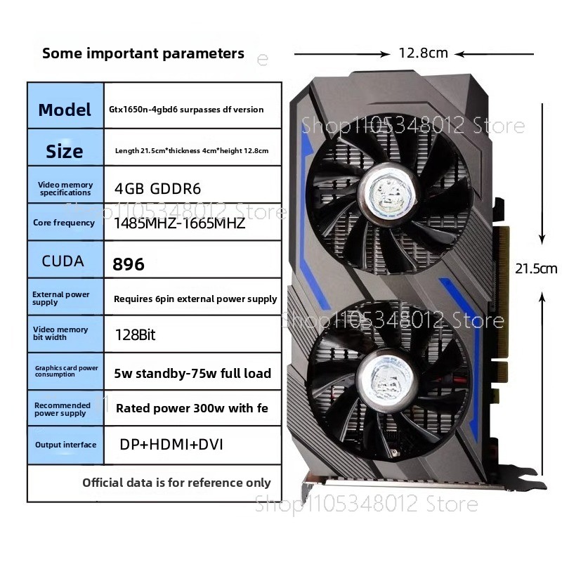 GTX 1650 4GB Graphics Card for - Pc Gaming Gtx 1650 ulasan dan harga