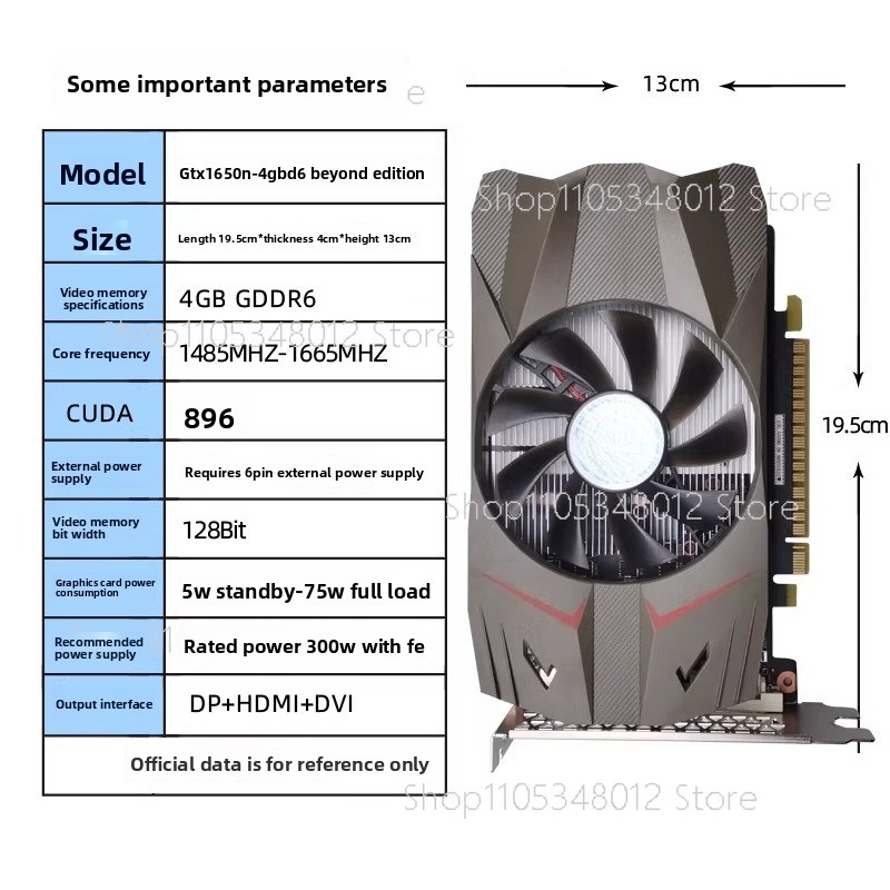 GTX 1650 4GB Graphics Card for - Pc Gaming Gtx 1650 ulasan dan harga