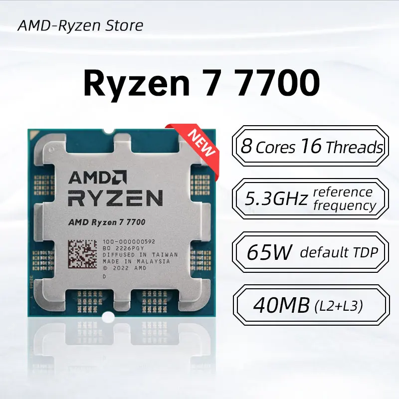 New AMD Ryzen 7 7700 Processor - Pc Gaming Ryzen 7 ulasan dan harga