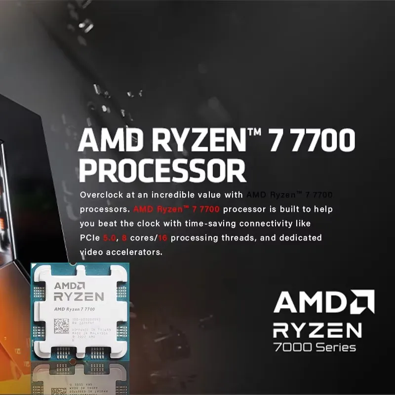New AMD Ryzen 7 7700 Processor - Pc Gaming Ryzen 7 ulasan dan harga