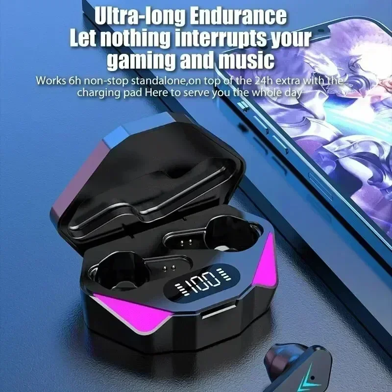 New X15 TWS Bluetooth Earphone - Pc Gaming Apple ulasan dan harga