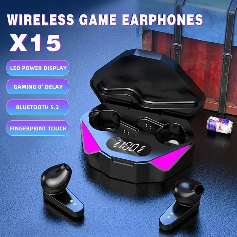 New X15 TWS Bluetooth Earphone - Pc Gaming Apple ulasan dan harga