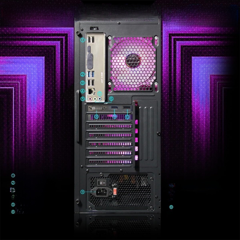 Gaming PC Desktop Computer,  C - Pc Gaming Gtx 1650 ulasan dan harga