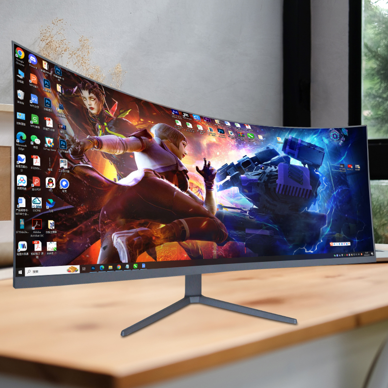Factory OEM 49 Inch Curved Gam - Pc Gaming Ultrawide Monitor ulasan dan harga