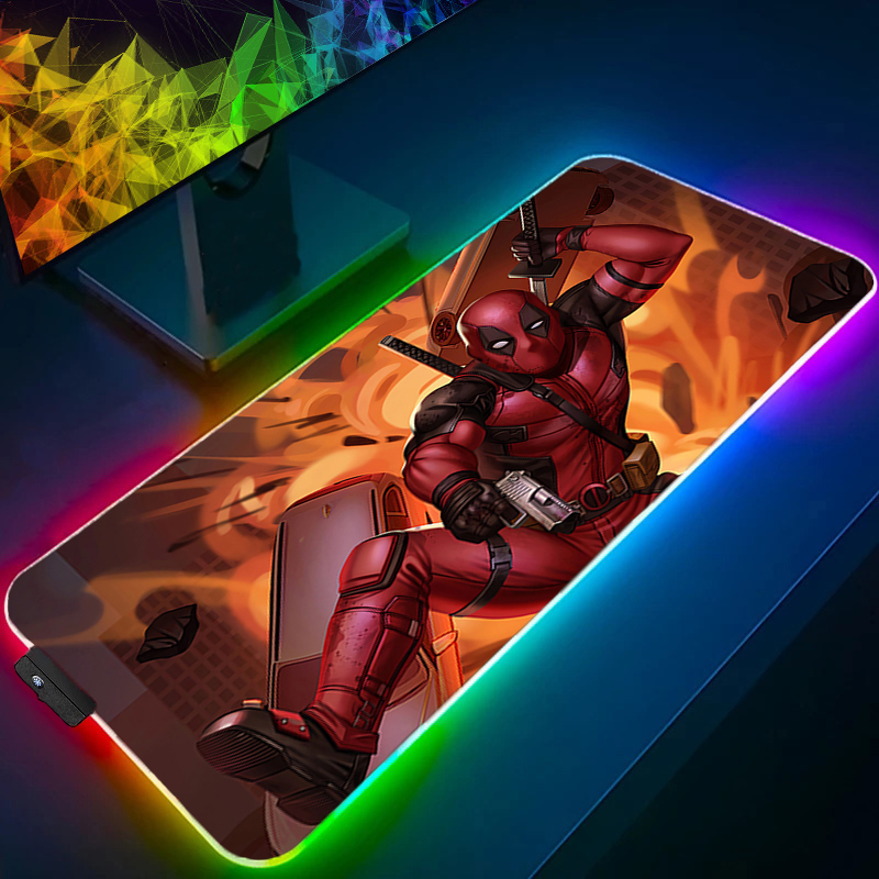 LED Mouse Pad Gaming Backlight - Pc Gaming Lounge ulasan dan harga
