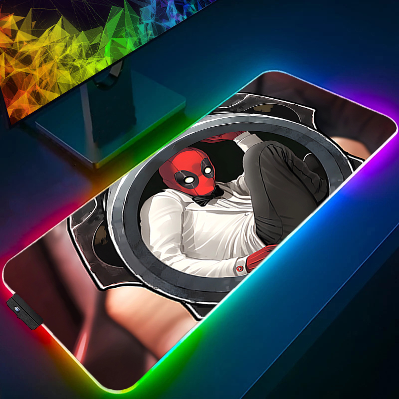LED Mouse Pad Gaming Backlight - Pc Gaming Lounge ulasan dan harga