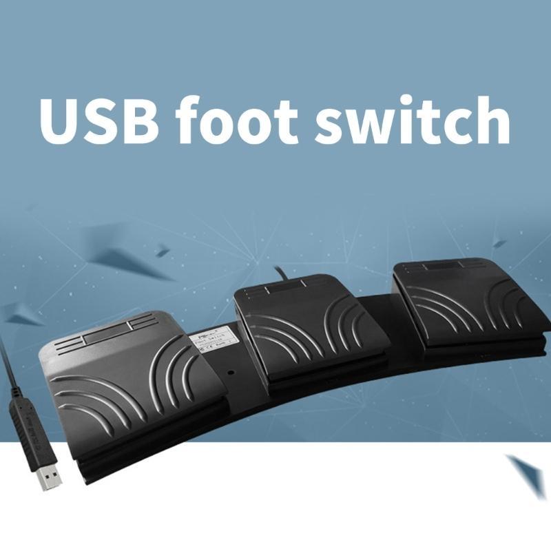 Y1UB Triple Foot Pedal Switche - Usb Foot Pedal Gaming ulasan dan harga