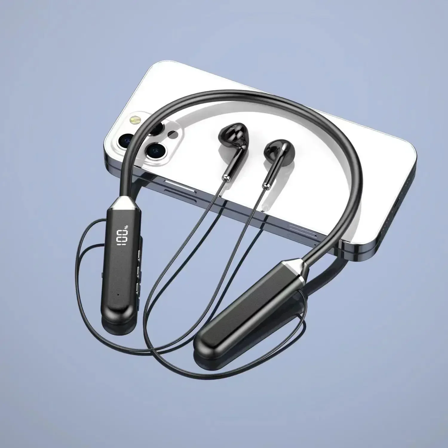 New TWS HiFi Sound Neckband Lo - Pc Gaming Apple ulasan dan harga