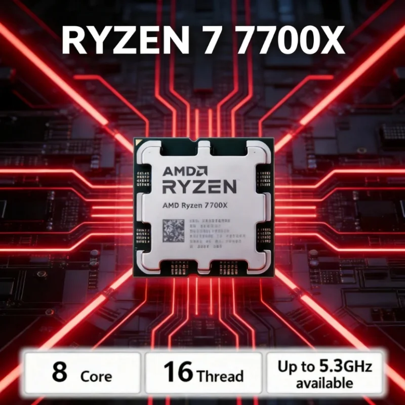 AMD Ryzen 7 7700X R7 7700X 8 C - Pc Gaming Ryzen 7 ulasan dan harga