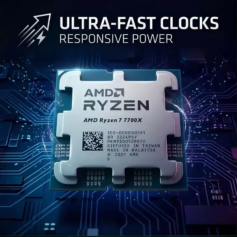 AMD Ryzen 7 7700X R7 7700X 8 C - Pc Gaming Ryzen 7 ulasan dan harga