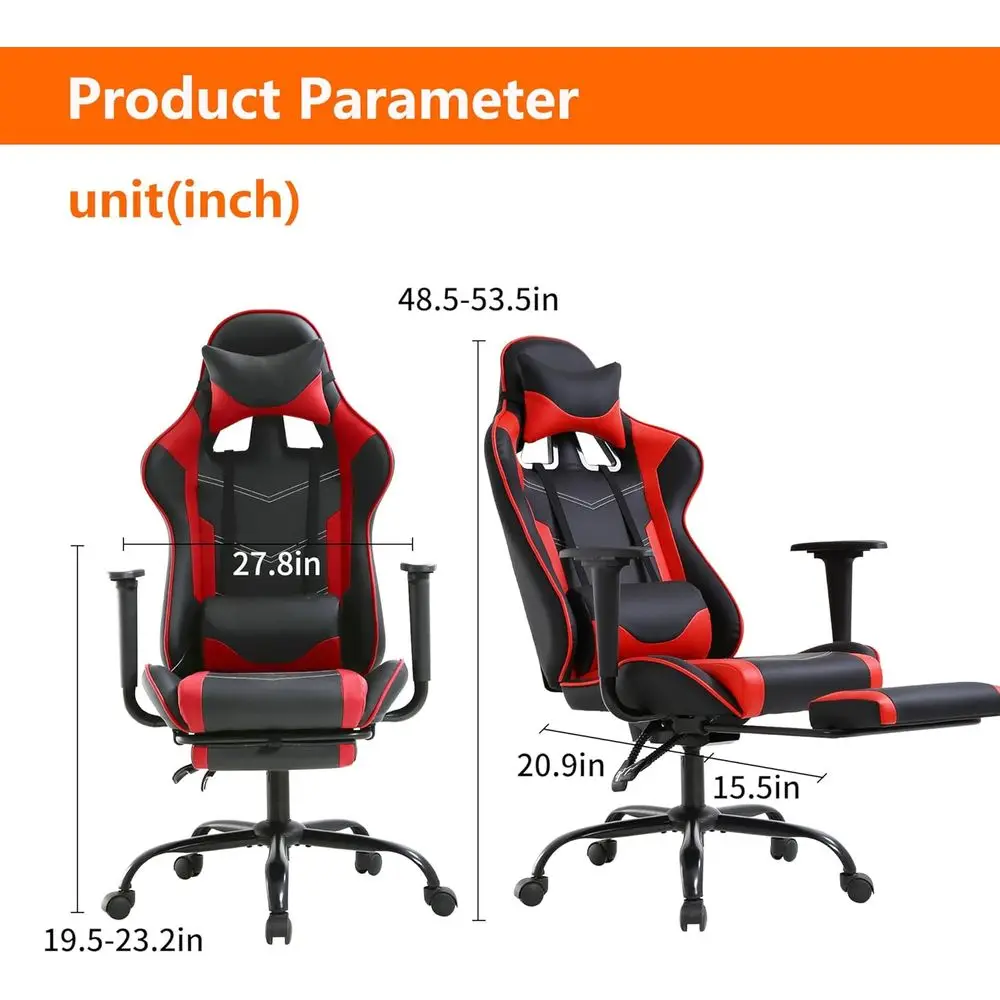 Ergonomic PU Leather Gaming Ch - Gaming Chair ulasan dan harga