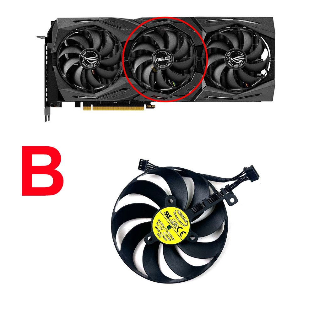 Cooling Fans For ASUS GeForce  - Pc Gaming Gtx 1660 ulasan dan harga