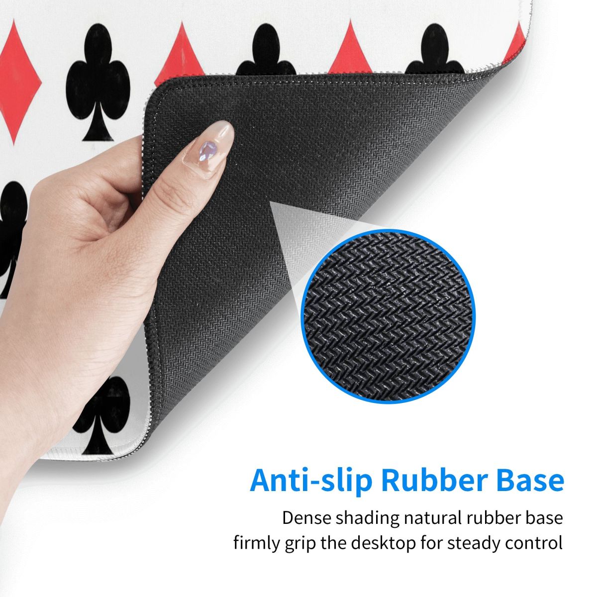 Poker Card Pattern Clubs And D - Pc Gaming Club ulasan dan harga