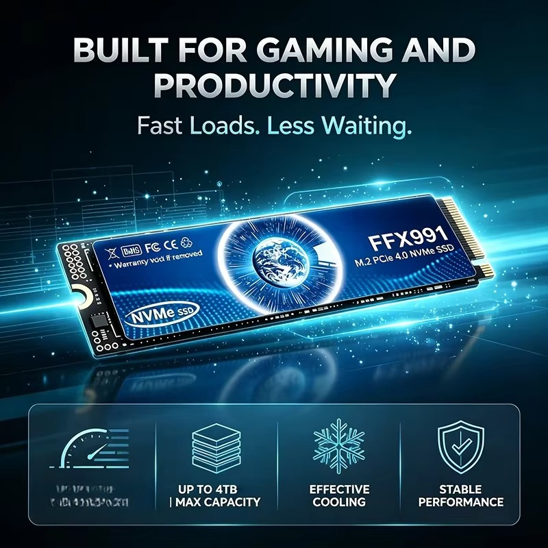 FFX991 M.2 NVMe PCIe 4.0 Inter - Pc Unit For Gaming ulasan dan harga