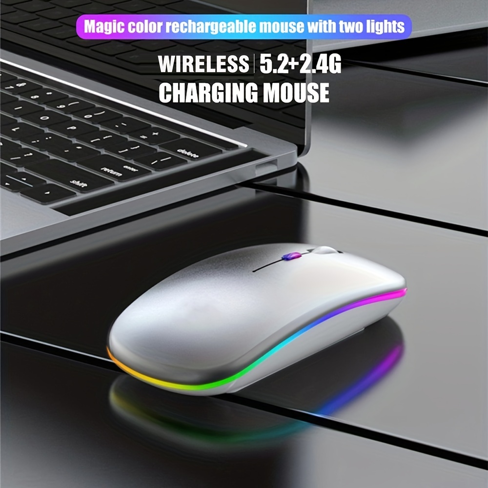 Wireless Mouse RGB Rechargeabl - Wireless Gaming Mouse ulasan dan harga