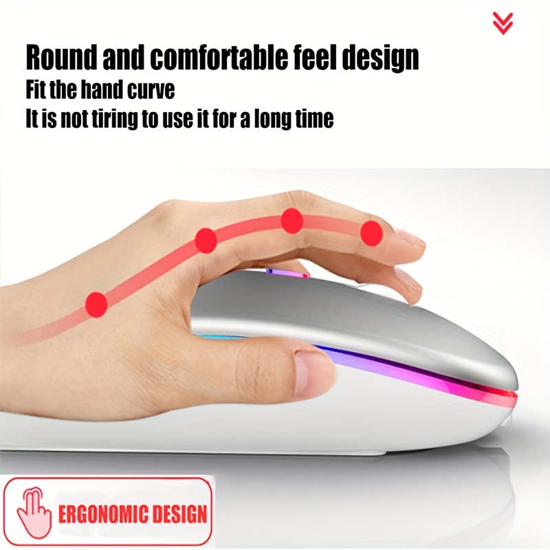Wireless Mouse RGB Rechargeabl - Wireless Gaming Mouse ulasan dan harga