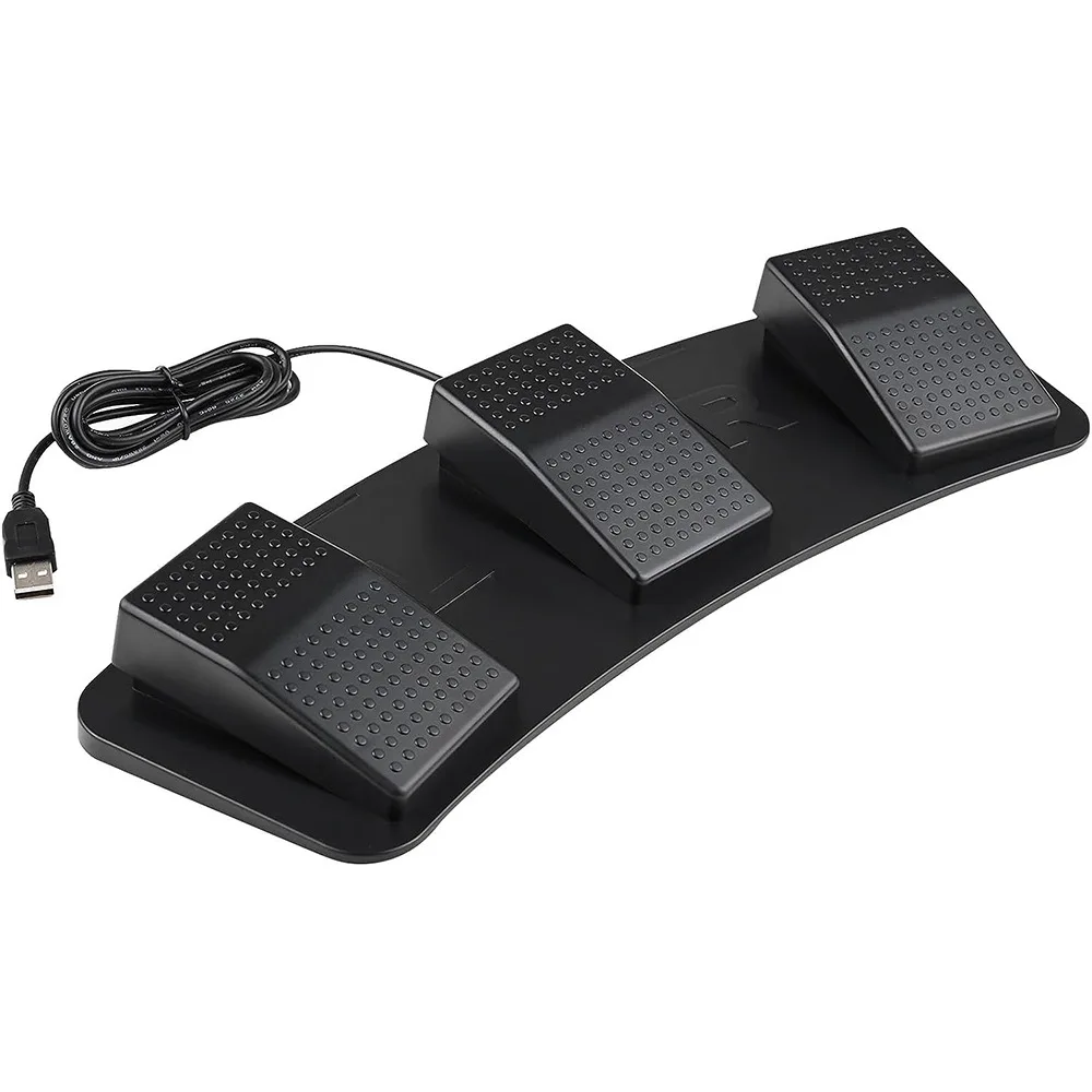 USB Triple Foot Switch Pedal 3 - Usb Foot Pedal Gaming ulasan dan harga