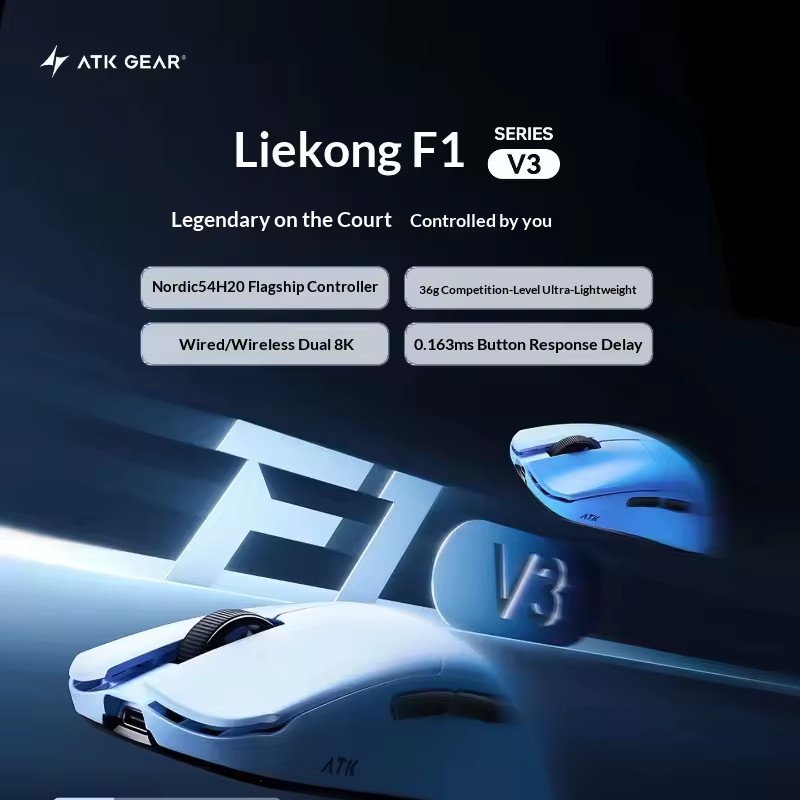 ATK F1 V2/V3 Tri Mode Wireless - Wireless Gaming Mouse ulasan dan harga