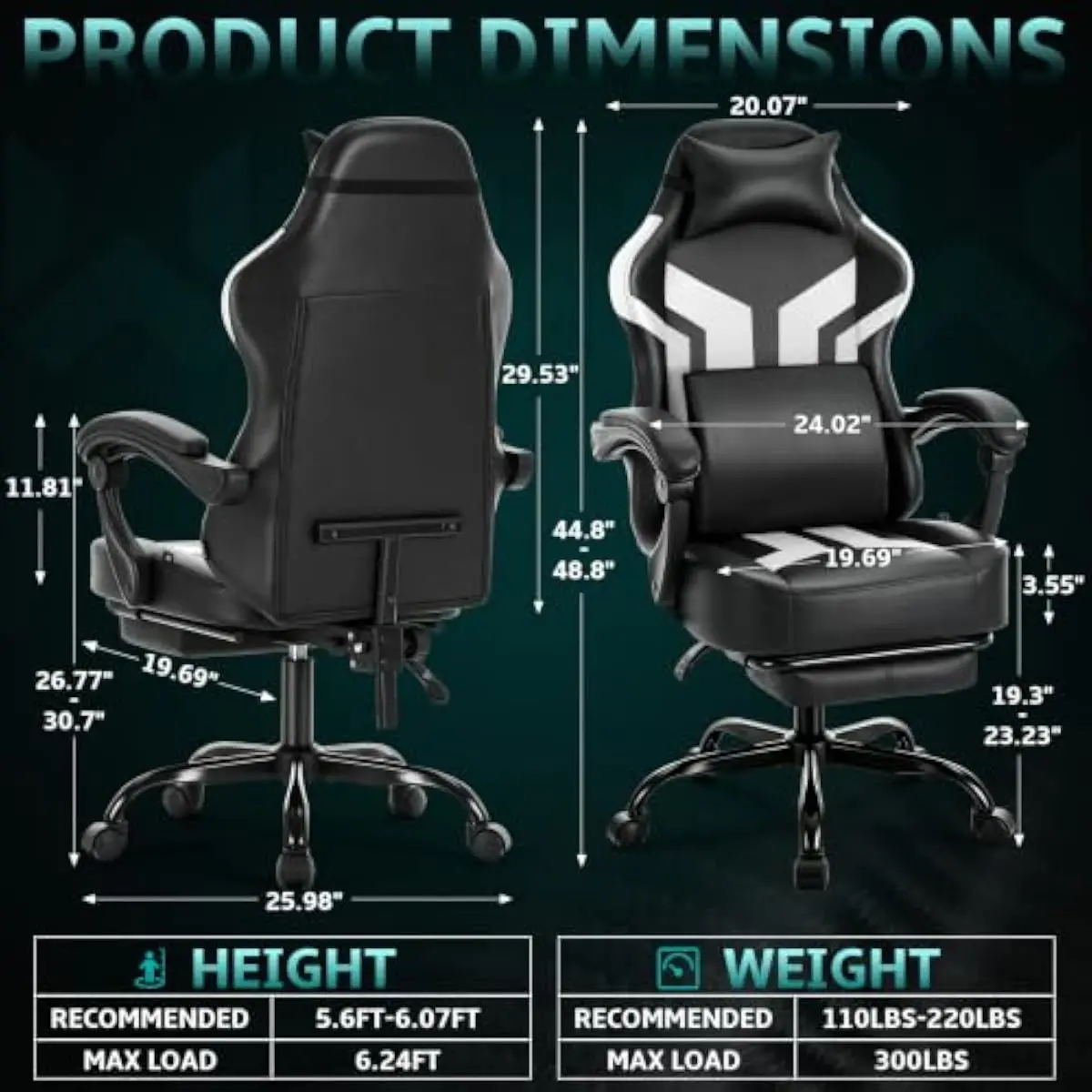 Ergonomic High-Back Gaming Cha - Gaming Chair ulasan dan harga