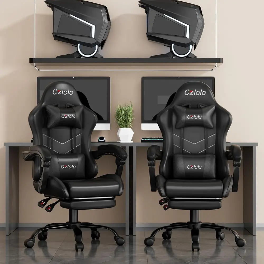 Ergonomic Gaming Chair with Fo - Gaming Chair ulasan dan harga