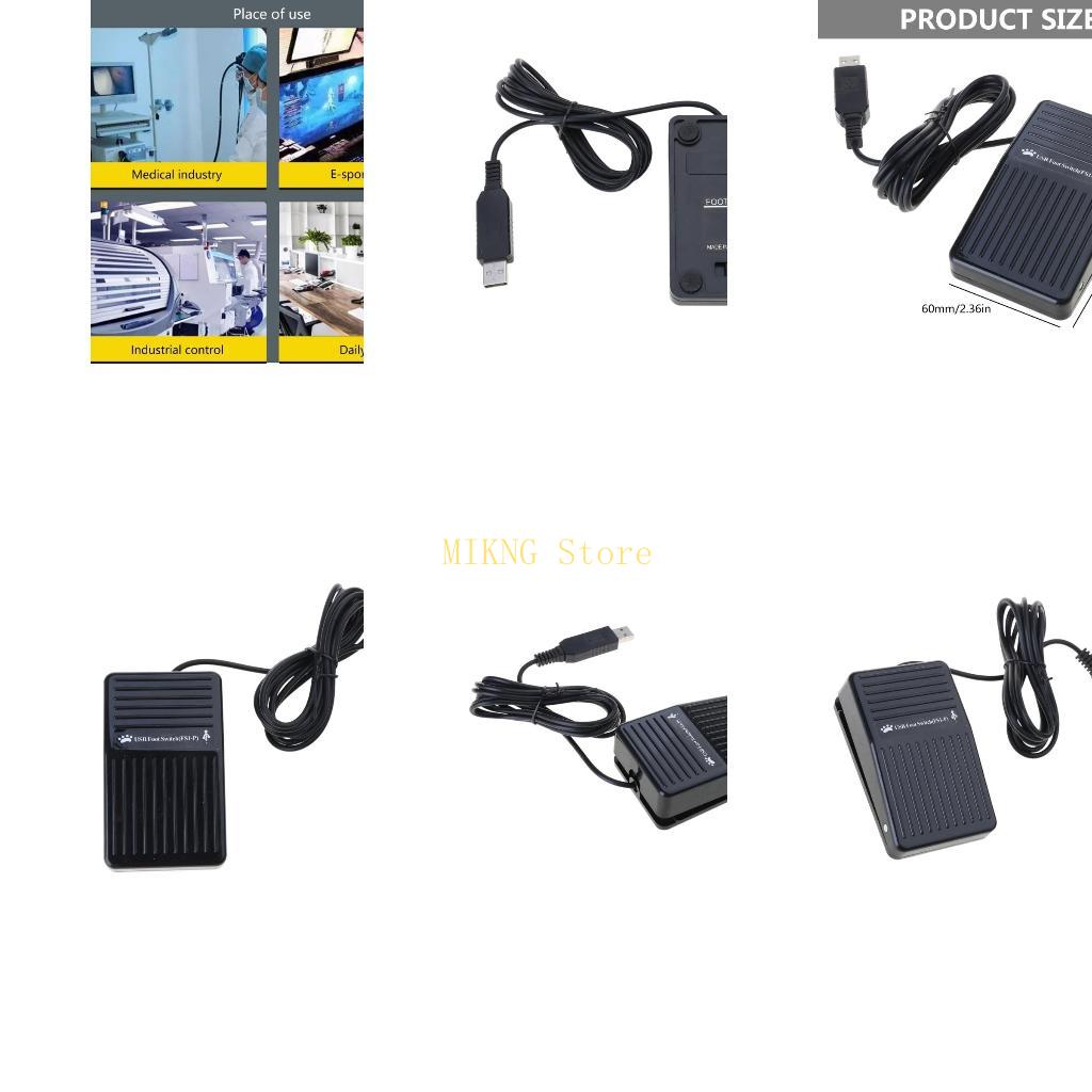 USB Foot Pedal Switcher Custom - Usb Foot Pedal Gaming ulasan dan harga