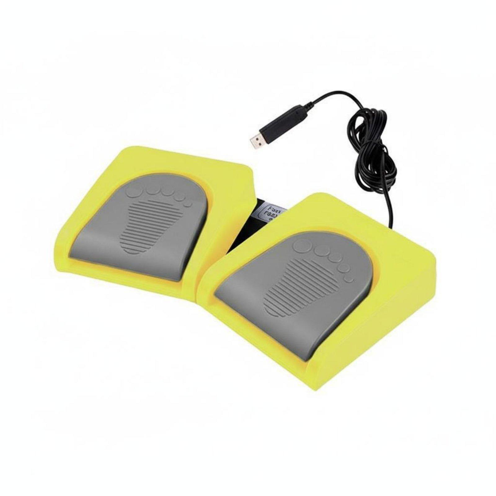 Metal Base USB Foot Pedal Two  - Usb Foot Pedal Gaming ulasan dan harga