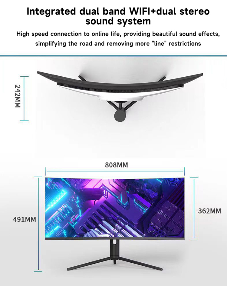 34 Inch 4K Curved Screen Deskt - Pc Gaming I5 ulasan dan harga