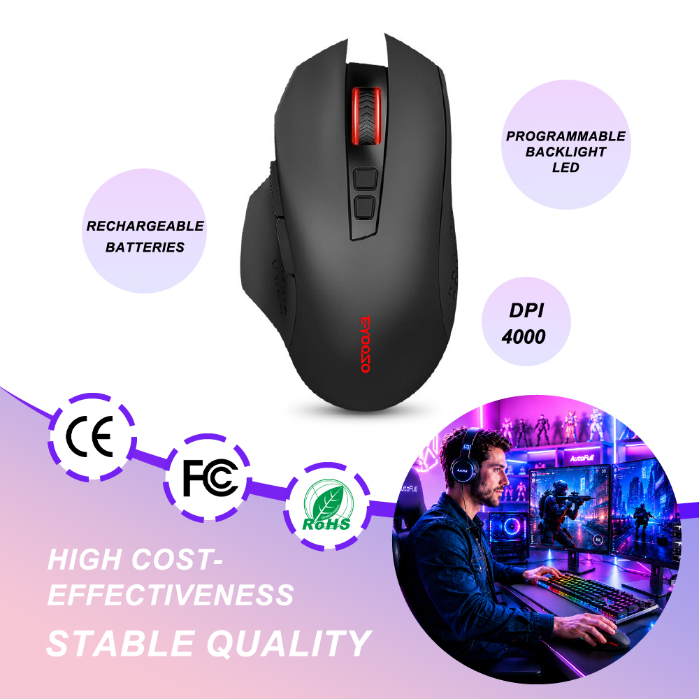 Wireless Gaming Mouse Mini Sil - Wireless Gaming Mouse ulasan dan harga